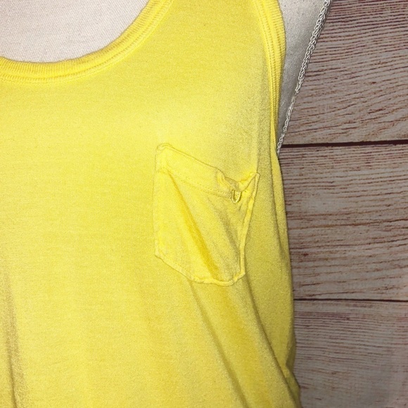 True Religion Yellow Racerback Tank Top Size XS - Picture 5 of 10